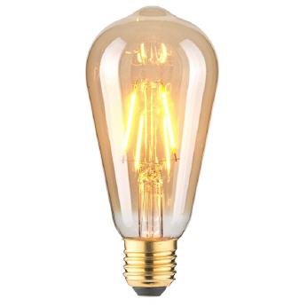 LED Filament GOLD ST64 4,5W-380lm-E27/818